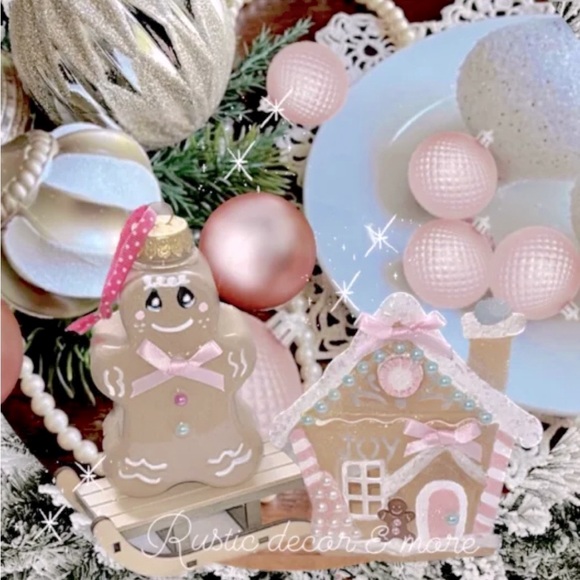 Gingerbread house candle holder - Picture 2 of 2